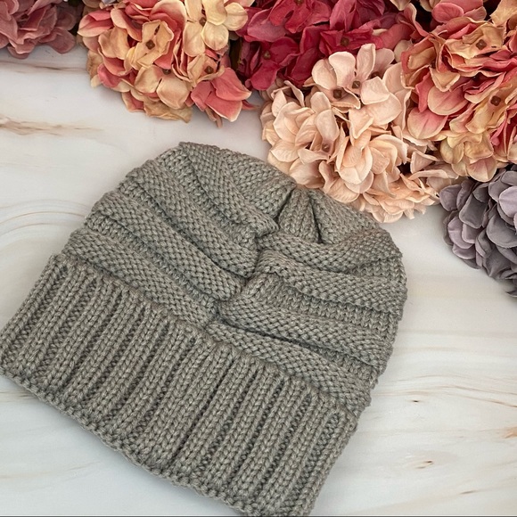 Slouch Hip Hop Unisex Gray Beanie - Picture 8 of 11